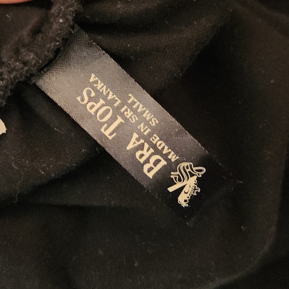 Super sexy strapless ruched ruffled bra top little black dress - Picture 5 of 5